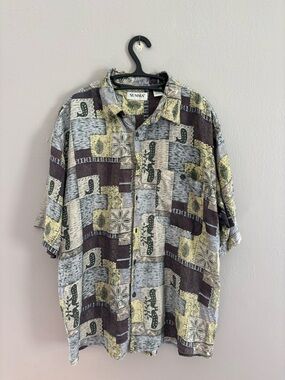 SUMMA Silk Shirt Size Large